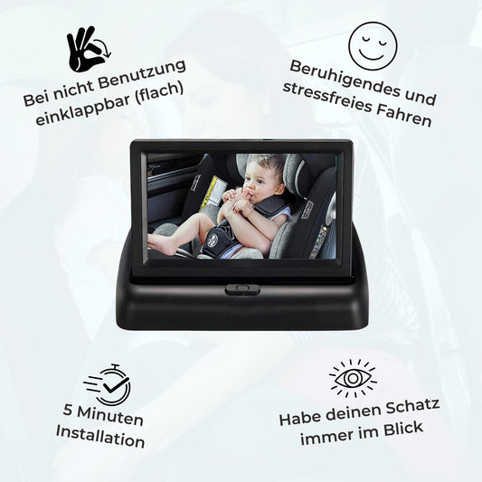 Keeva | Klappbarer Babydisplay fürs Auto