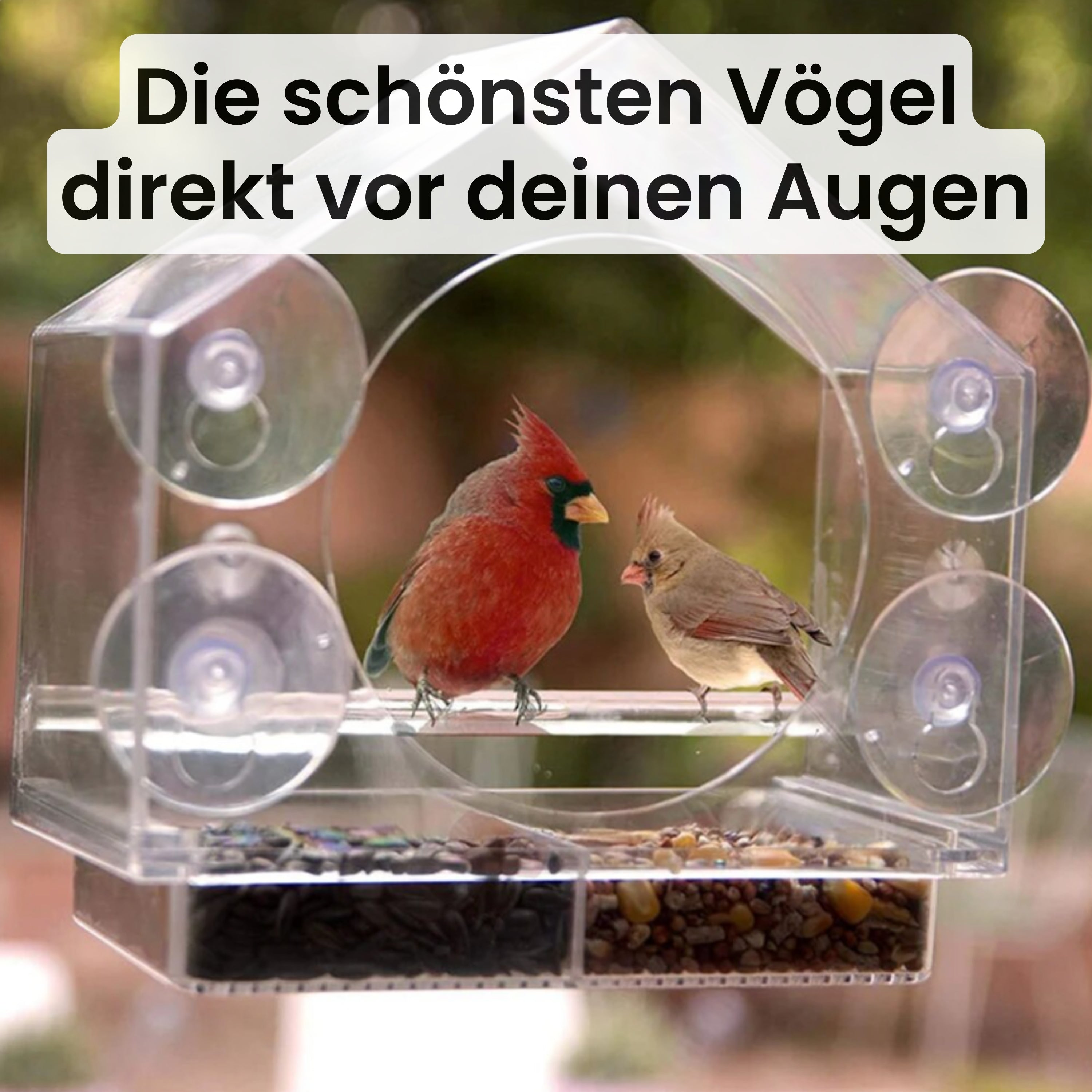 House of Birds - Beobachte Vögel direkt am Fenster