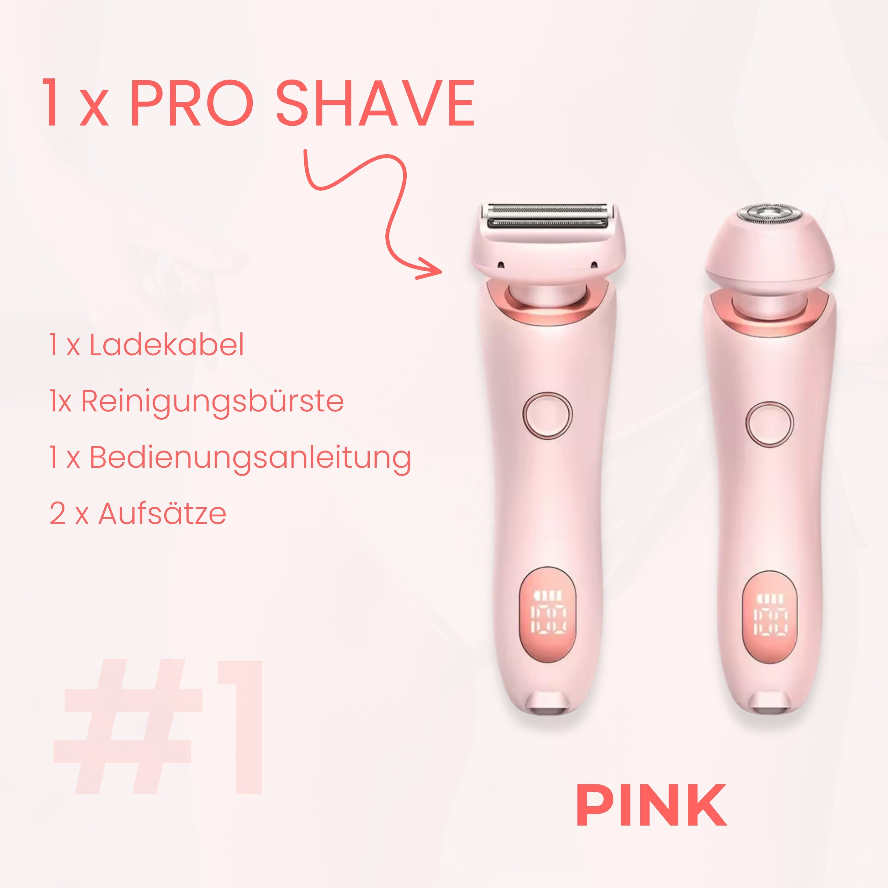 PRO SHAVE | Der Nr.1 Rasierer für Frauen