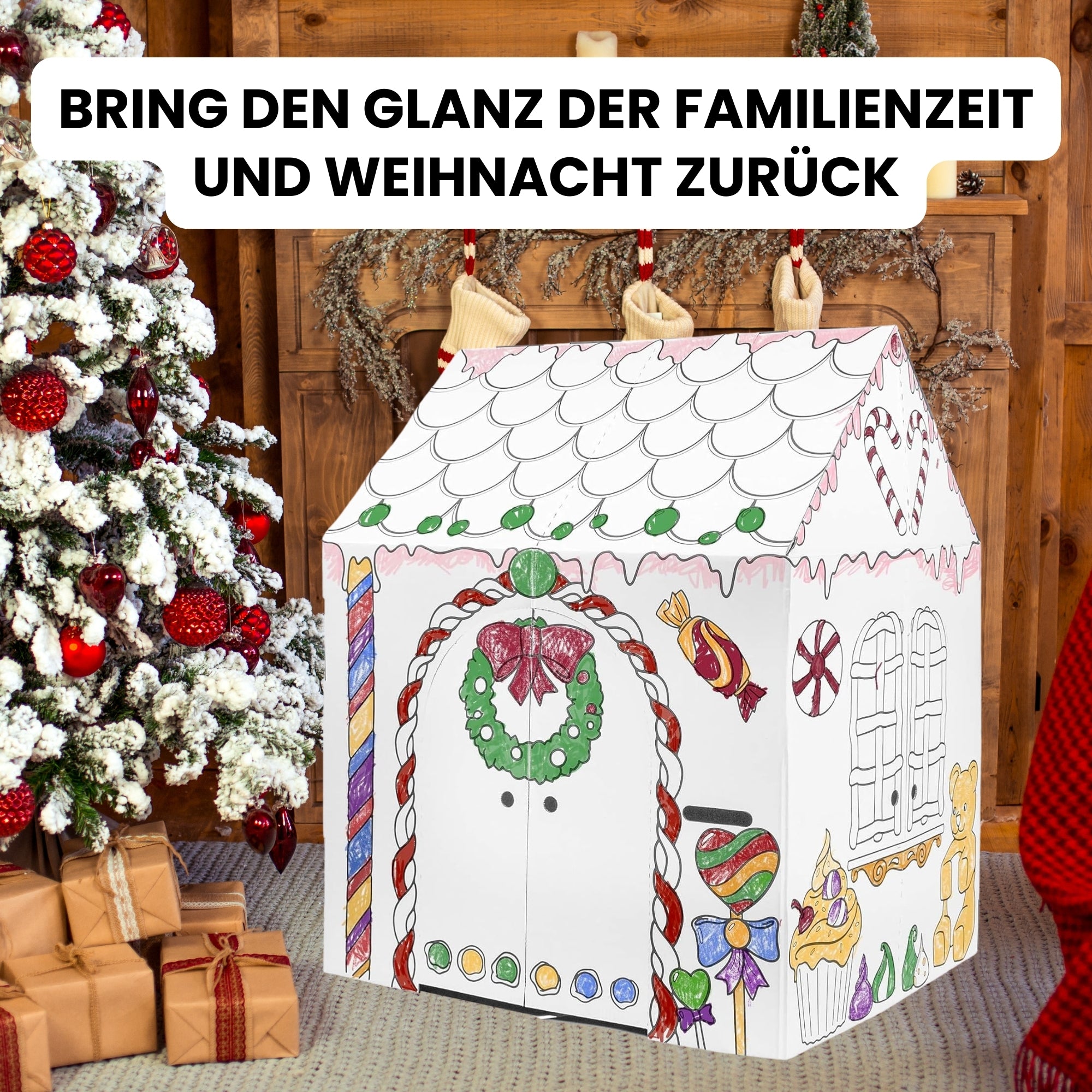 ELFIE | Das Lebkuchenhaus zum Anmalen