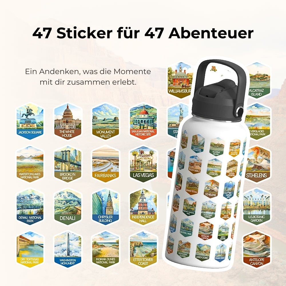 Travel Bottle + Sticker (1 + 1 GRATIS)