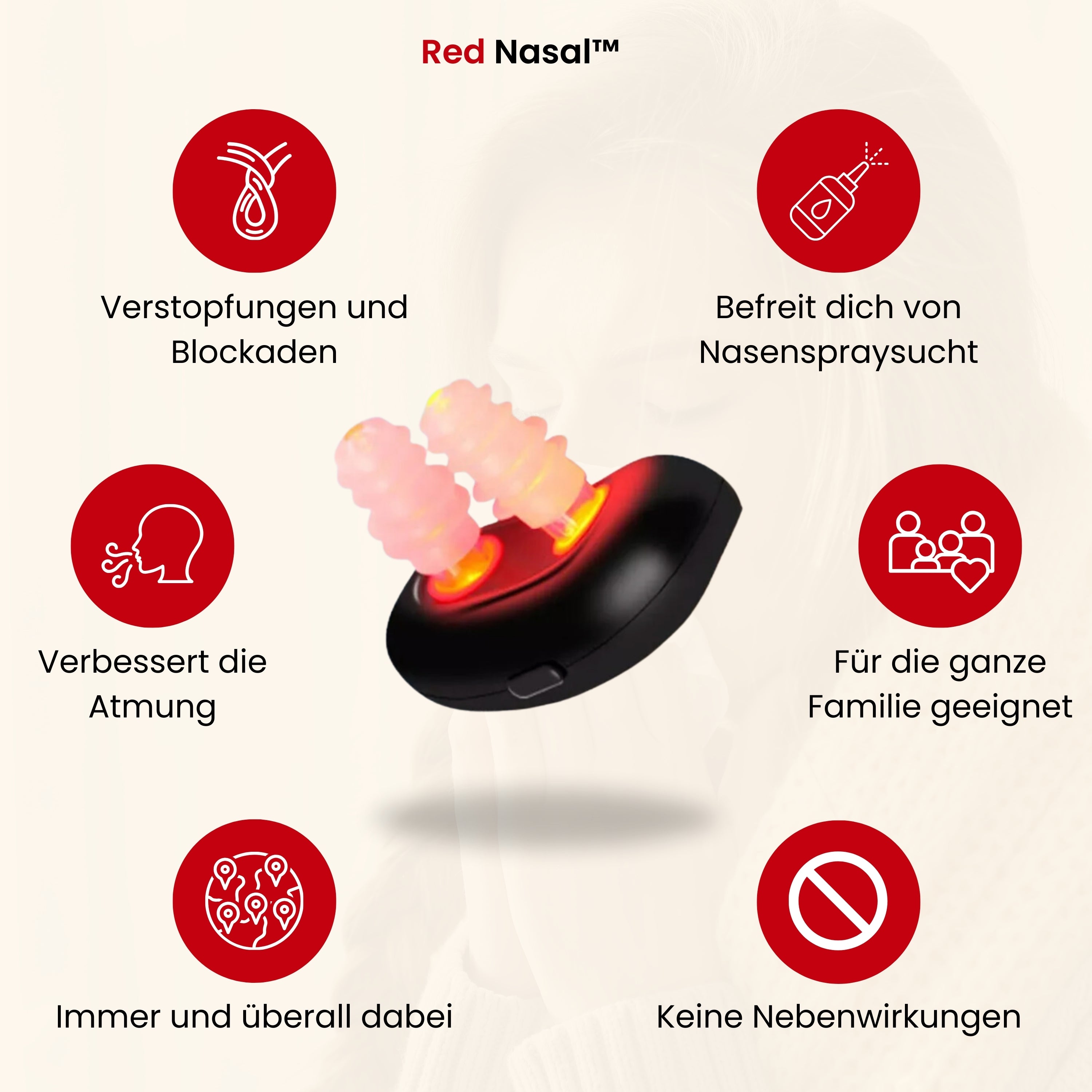 Red Nasal™ | Rotlichttherapie für die Nase