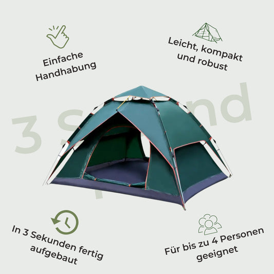 3 Second Tent | Das Nr.1 Zelt für jeden Outdoor Entdecker