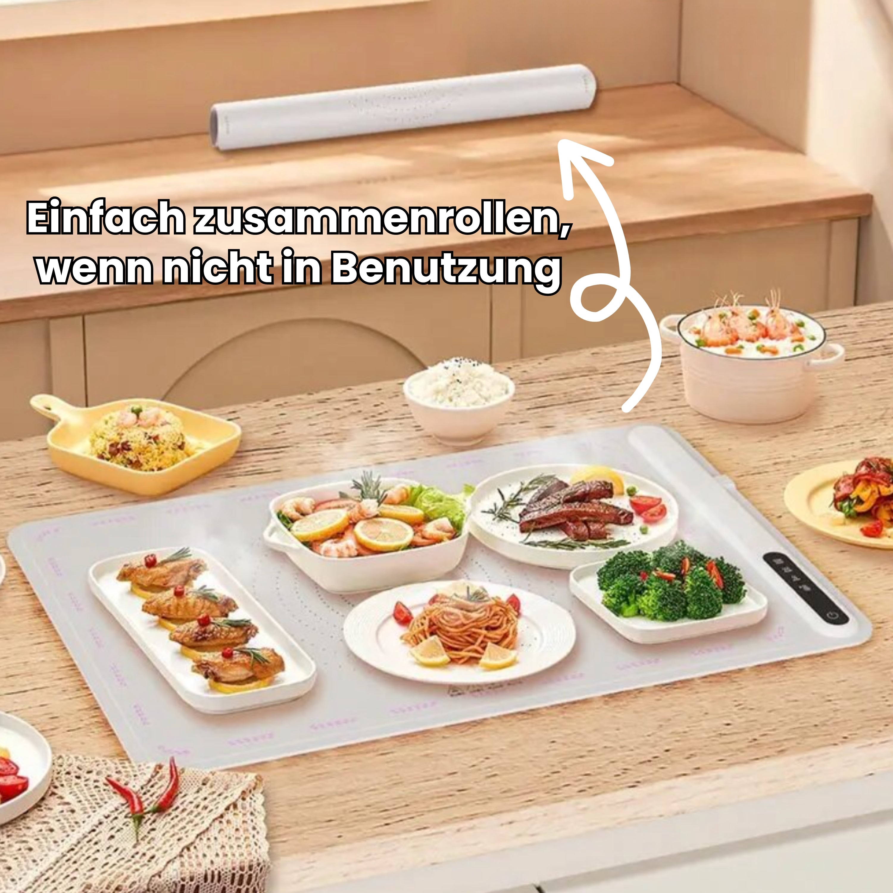 Heating Dinner Pad | Nie wieder kalte Mahlzeiten