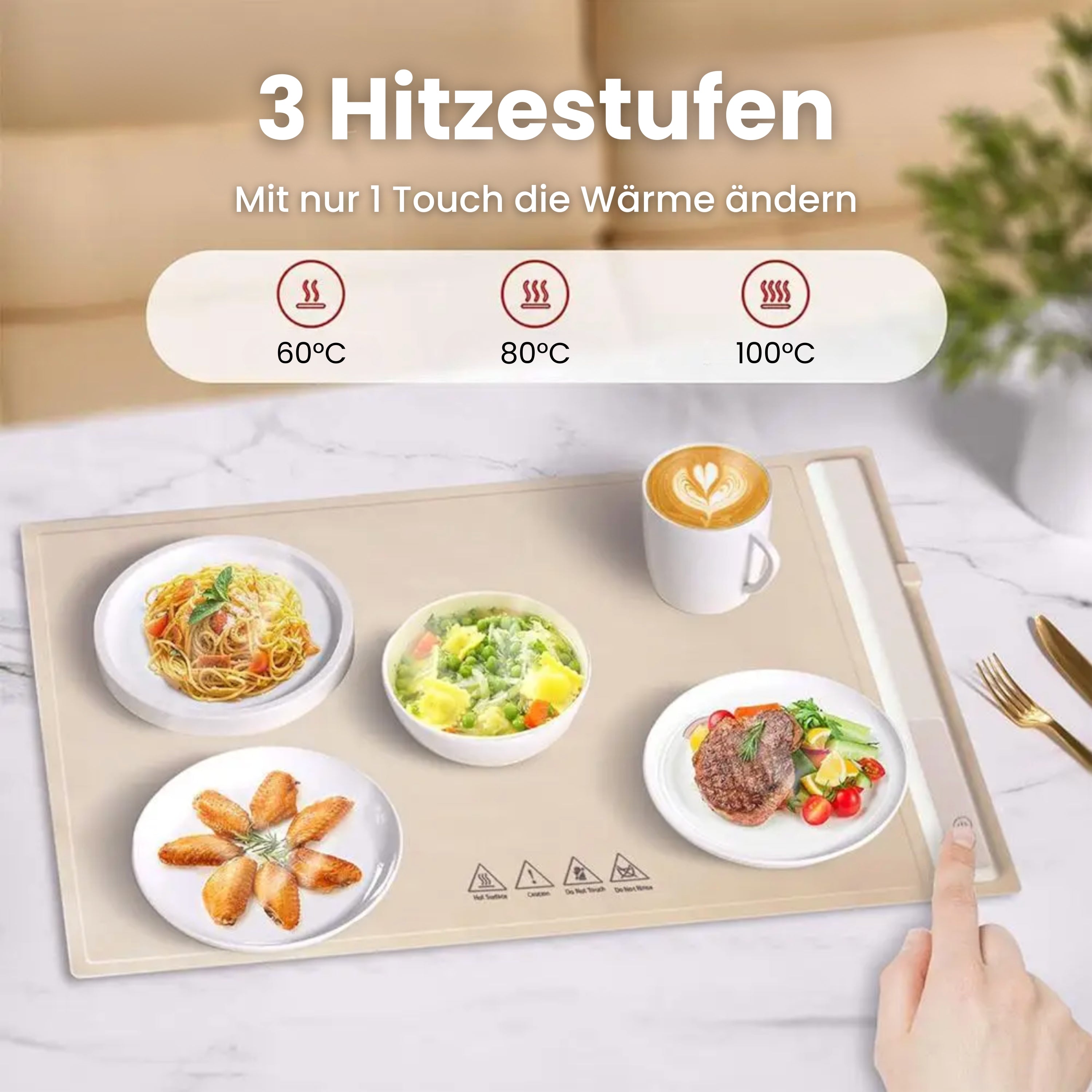 Heating Dinner Pad | Nie wieder kalte Mahlzeiten