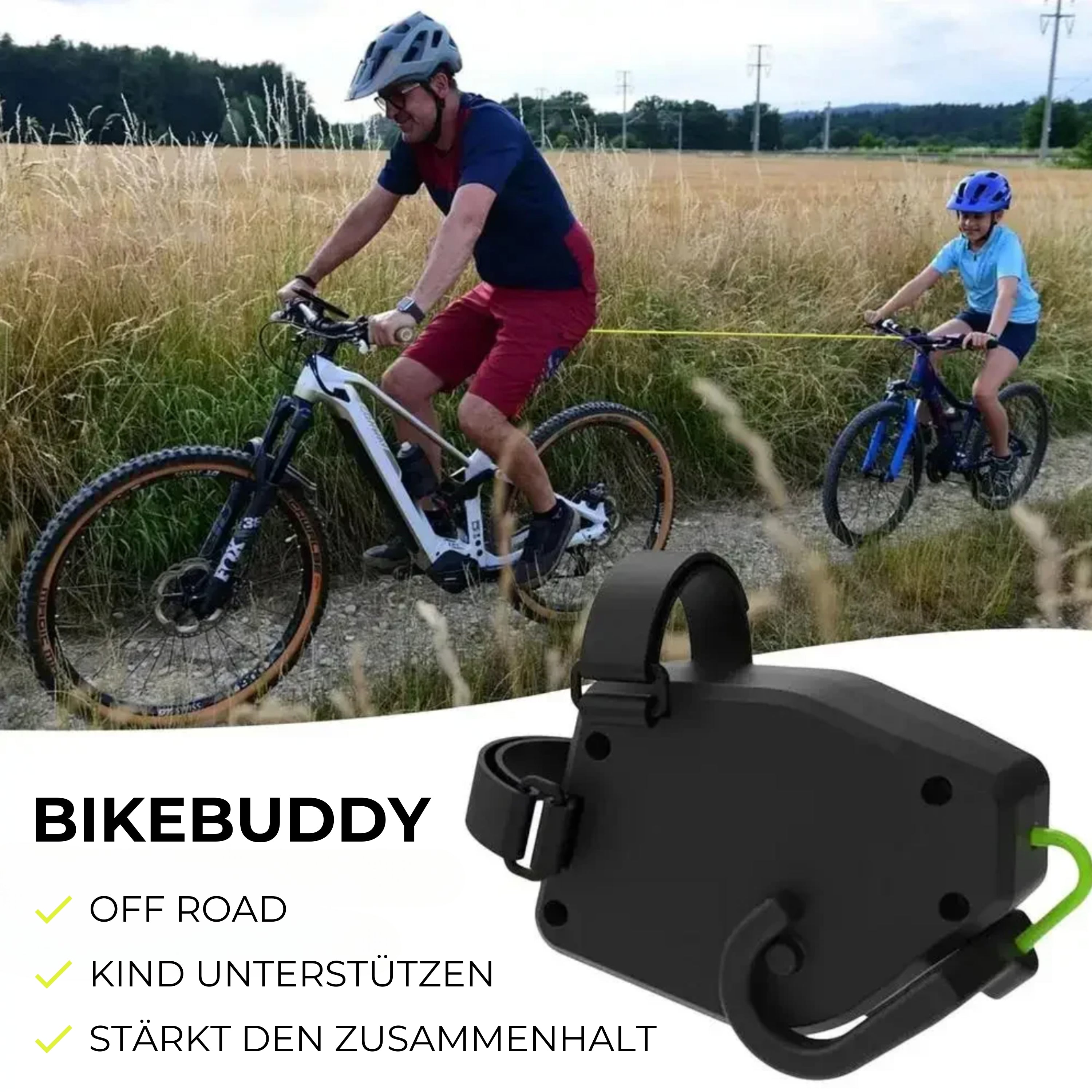 BIKE BUDDY | Erleichtert Fahrradtouren mit Kindern