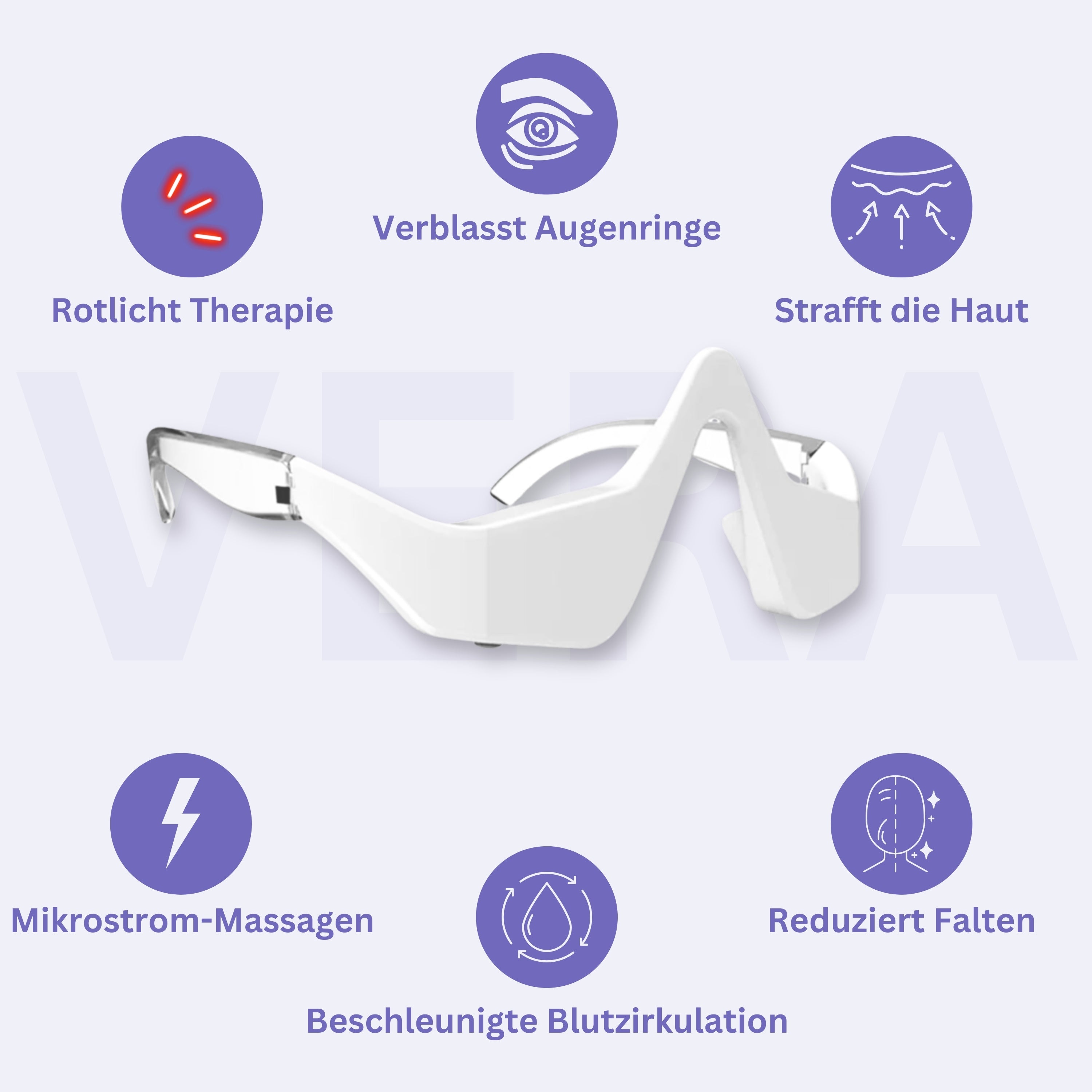 VERA RED LIGHT THERAPY | Augenringe loswerden