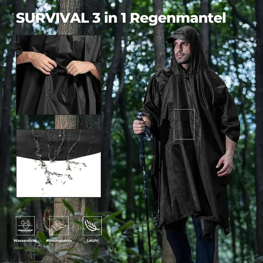 SURVIVAL 3.0 | 3 In 1 Regenmantel