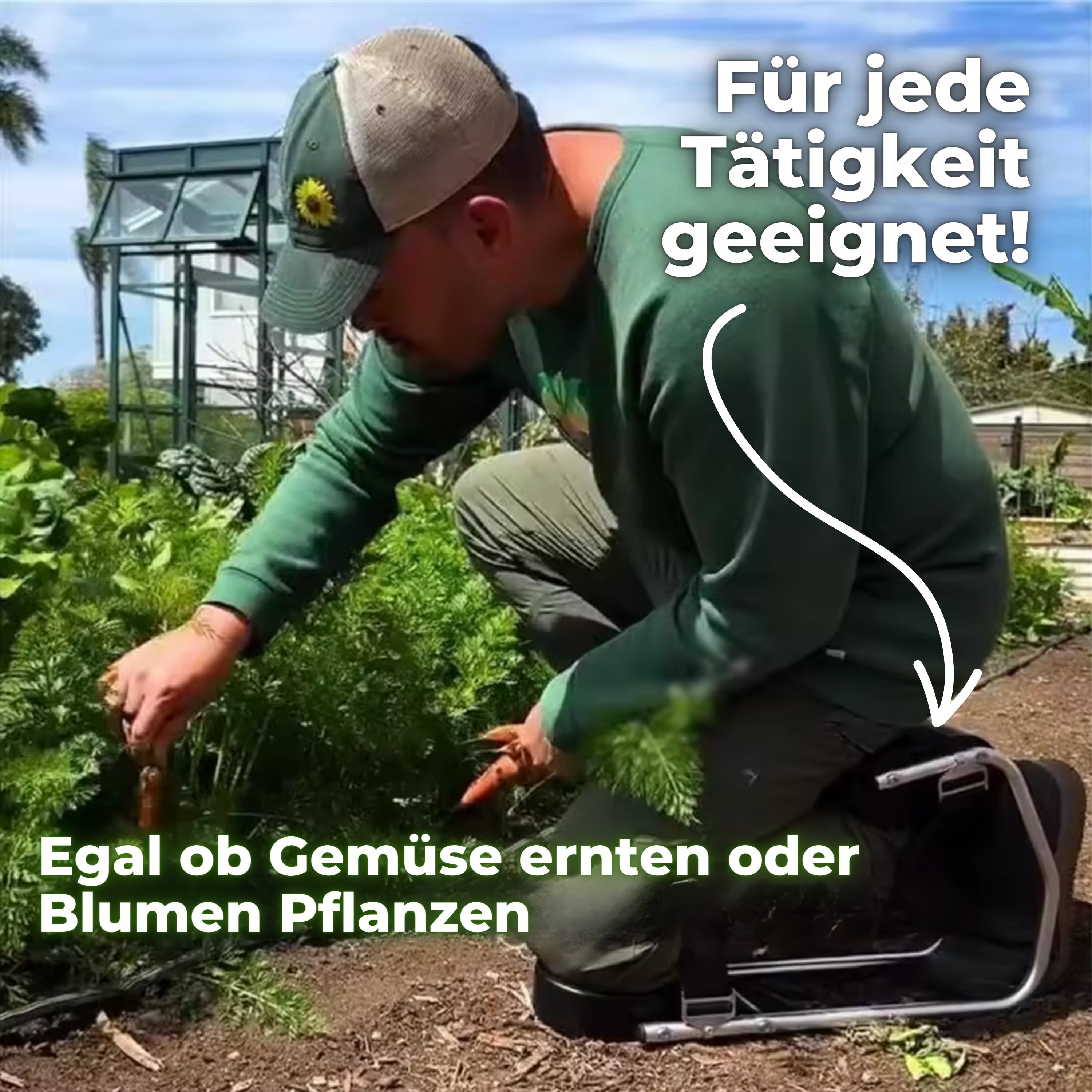 Planting Seat™ | Gartenarbeit ohne Schmerzen