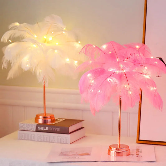 Feather Lamp