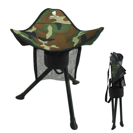 L41 Camouflage Portable Leisure Fishing Chair, Waterproof Outdoor Folding Chair, Carrying Capacity Of 130kg