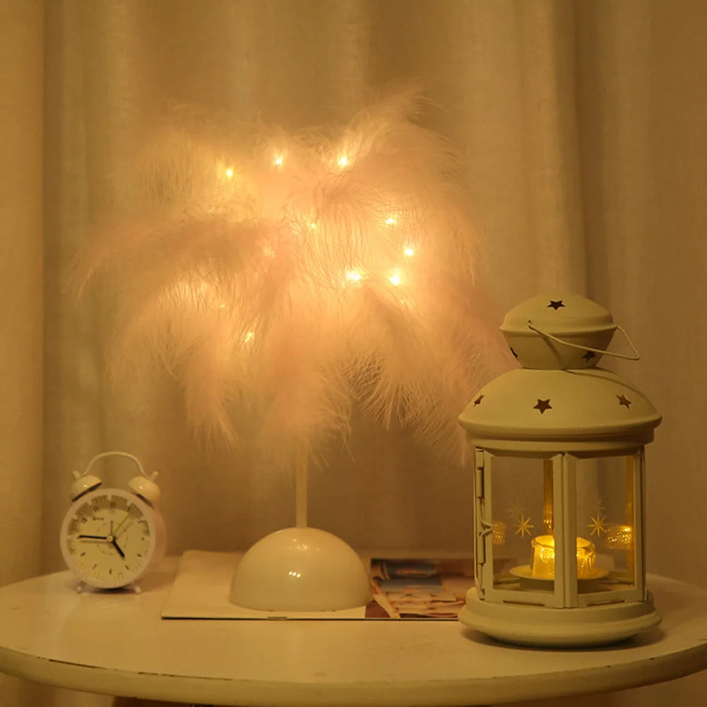 Feather Lamp